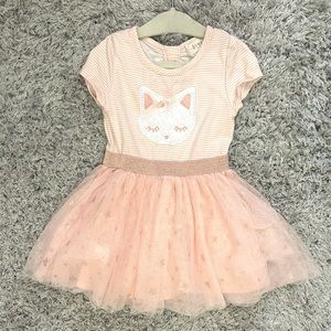 SOLD🚫Kitty Cat Toddler Girl Tutu Dress- 18M